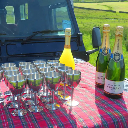 Celebrating a Champagne Windermere Balloon Ride